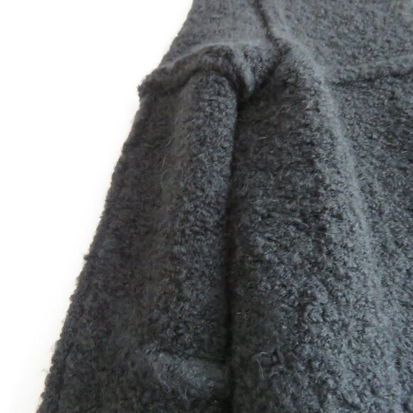 DEMOBAZA Nasma Black Knit Sweater Top Unisex Goth Ninja Futurist Utilitarian S - Picture 7 of 16